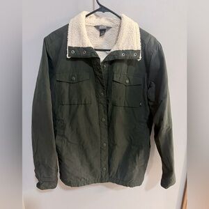 Outdoor Research Army Green & Cream Sherpa Jacket